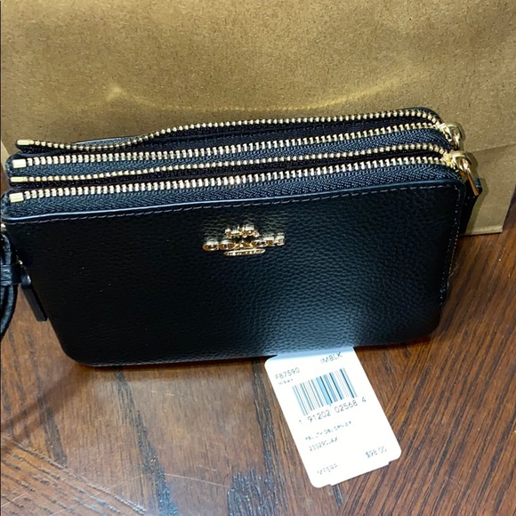 Coach Wristlet Double Zip - Picture 5 of 5